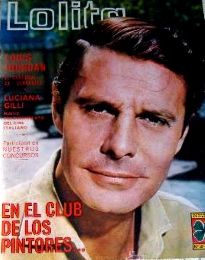 Louis Jourdan - 1966 - Couverture de Lolita magazine
