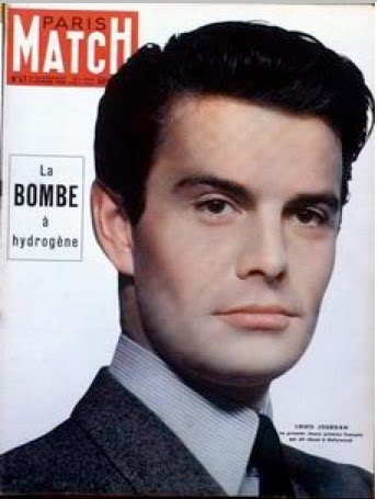 Louis Jourdan - Couverture de Paris Match n°47 - 1950