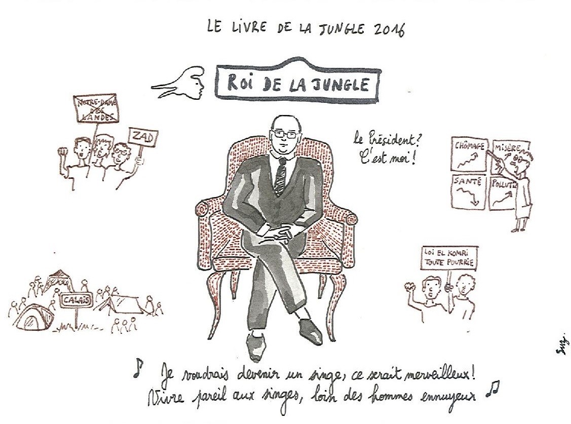 Suz - Le livre de la jungle 2016 (François Hollande)