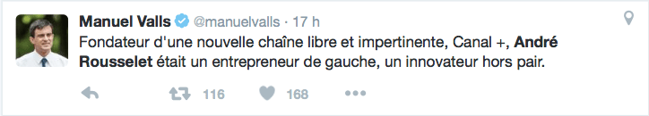 Manuel Valls sur André Rousselet
