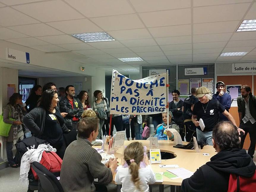 Toulouse : les Intermittents s’emparent d’un Pôle Emploi !
