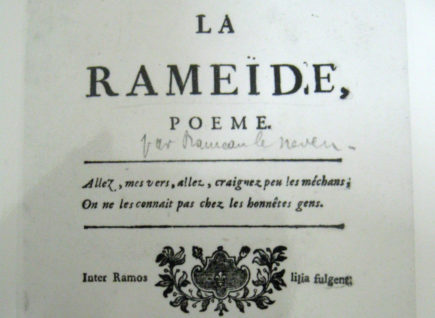 30 janvier 1716 – 30 janvier 2016 : Jean-François Rameau à la fête