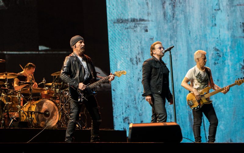 Les grosses tournées font les gros revenus, U2 arrive en tête