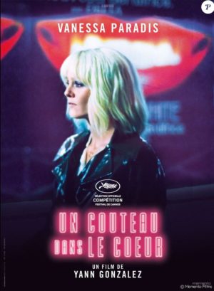 Yann Gonzalez, Un couteau dans le coeur, avec Vanessa Paradis (affiche)