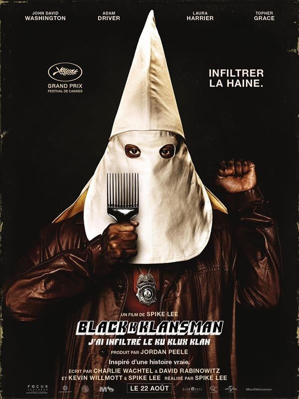 affiche du film blackkklansman