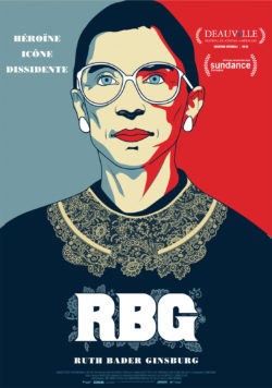 Betsy West et Julie Cohen, RBG - Ruth Bader Ginsburg, documentaire affiche