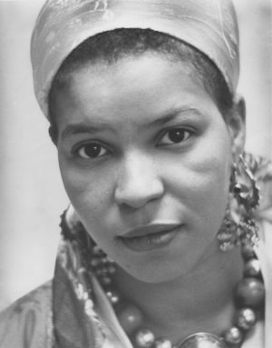 Ntozake Shange en novembre 1978 (crédits - Barnard College — Barnard College Archives)