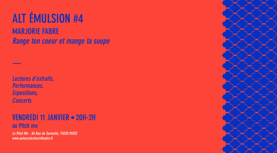 ALT - Rencontre Émulsion avec Marjorie Fabre