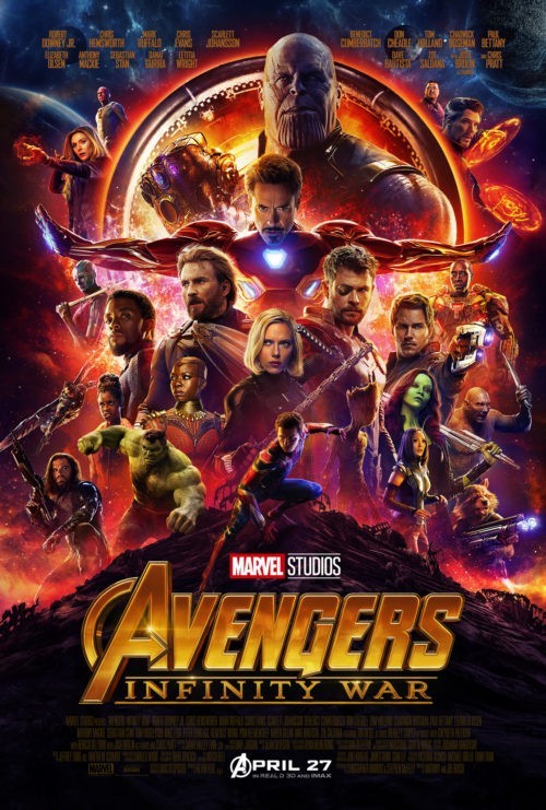 Avengers - infinity war (affiche)