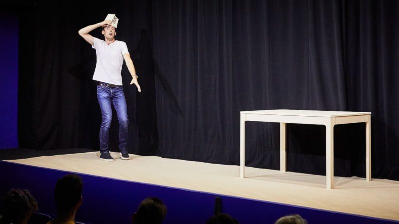 Romain Daroles dans Phèdre ! (© Christophe Raynaud de Lage)