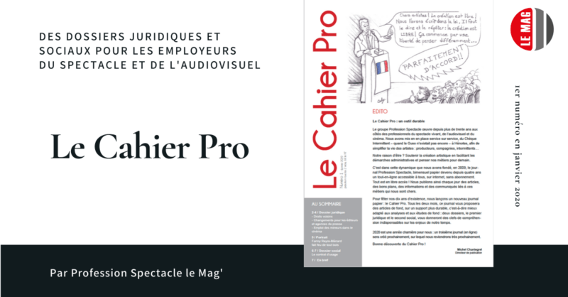 CADEAU – Le Cahier Pro n°2 de mars 2020 en ligne gratuitement