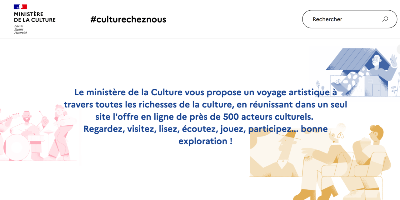 #culturecheznous : création du nouveau site internet d’offres culturelles