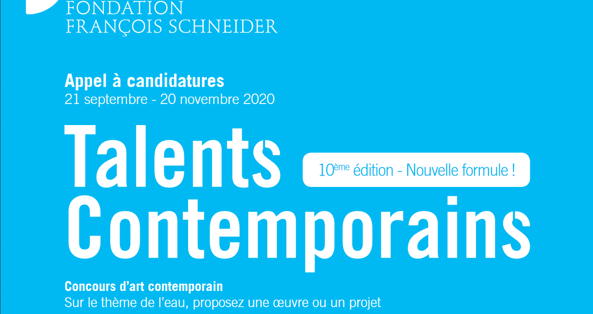Talents contemporains 10e édition – Appel à candidatures