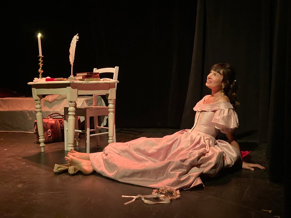 Marie Lussignol dans "Juliette, Victor Hugo mon fol amour" (© C. Fourrier)